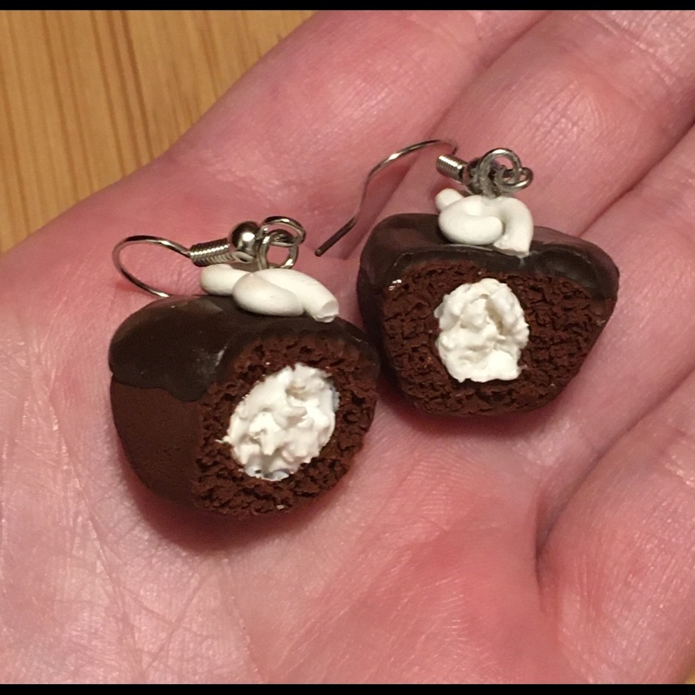 Hostess cake earrings - Picture 4 of 4